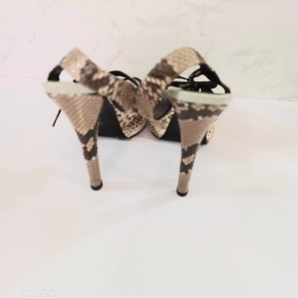Authentic Fendi Python Snake Skin Platform Shoes. - image 4